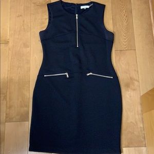 Calvin Klein navy sheath dress fully lined